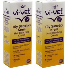 Vi-Vet Tüy Sarartıcı Krem 70 ml + 35 ml x 2 Adet