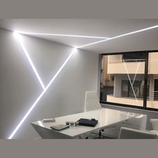 Piyadan Alçıpan LED Profil + Kapak No:1 3mt/adet