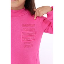 Toontoy Kız Çocuk Nakışlı Sweatshirt