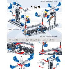 Kazi Yaratıcı Yapı Taşları 3'ü 1 Arada Mühendislik Yapı Taşları Mekanik Dişli Teknolojisi Çocuk Yapı Yapı Taşı Seti Oyuncaklar (Yurt Dışından)