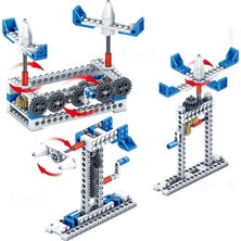 Kazi Yaratıcı Yapı Taşları 3'ü 1 Arada Mühendislik Yapı Taşları Mekanik Dişli Teknolojisi Çocuk Yapı Yapı Taşı Seti Oyuncaklar (Yurt Dışından)