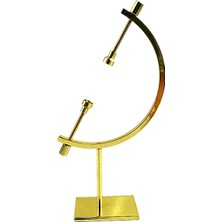 Qearl Ekran Standı Bakır Kaplama Küre Feng Shui Dekor Için Golden L 150X80X310MM (Yurt Dışından)