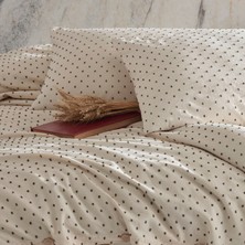 Macas Home Freya Khaki %100 Pamuklu Yıkamalı Vintage Çift Kişilik Nevresim Takımı 200*220 Frykhckt