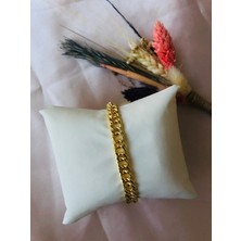 Fashion Kadın Gold Renk Kararmaz Çelik Bileklik