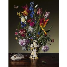 Pix Art Sanat Çiçek Cümbüşü   Pixart Sanat Elmas Mozaik Tablo Diamond Türkiye 48*63