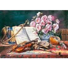 Pix Art Sanat Müzikle Beslenen Çiçek  Pixart Sanat Elmas Mozaik Tablo Diamond Türkiye 105*74