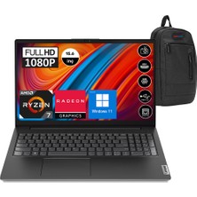 Lenovo V15-ABA Gen3 Amd Ryzen 7-5825U 16GB 512GB SSD 15.6 Inç Full Hd Windows 11 Home Taşınabilir Bilgisayar 82TV004LTXH06 + Zetta Çanta