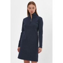 Alexander Gardi Dik Yaka Fermuarlı Tunik Elbise (B22-21501)