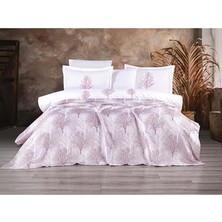 Özdilek Albero Pikeli Gelin Seti (7 Parça)-Pudra