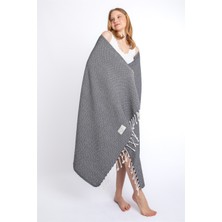 Sensomia Nora 90X190 cm 100% Pamuklu Peştamal Plaj Banyo Duş Deniz Havuz Yoga Modern Havlusu