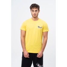 No Fear Hardal Bisiklet Yaka Kısa Kol Penye Erkek T-shirt.m50047