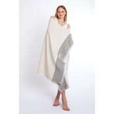 Sensomia Viola 90X190 cm 100% Pamuklu Peştamal Plaj Banyo Duş Deniz Havuz Yoga Modern Havlusu