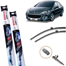 Bosch Peugeot 407 Muz Silecek Takımı Ön Aerotwin 2004-2011