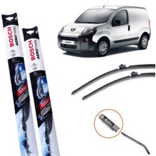 Bosch Peugeot Bipper Muz Silecek Takımı Ön Aerotwin 2008-2020