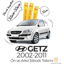 Inwells Hyundai Getz Ön Arka Silecek Seti (2002 - 2011)