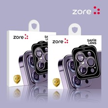 ZORE Apple iPhone 14 Pro Zore Cl-11 Safir Kamera Lens Koruyucu