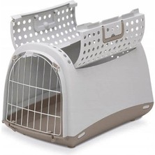 Imac Linus Cabrio Üstü Açılabilen Köpek Pet Taşıma Çantası Gri 50X32X34.5 cm