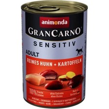 Animonda Gran Carno Sensitive Tavuklu ve Patatesli Yetişkin Köpek Konservesi 400 gr