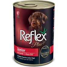 Reflex Plus Junior Kuzulu Parça Etli Yavru Köpek Konservesi 400 gr