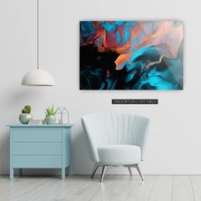 Woody City Renkli Soyut Cam Tablolar 3