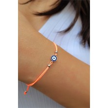 Pier Gümüş Nazarlı Gümüş Elişi Bileklik