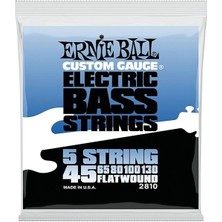 Ernie Ball P02810 Flat 45-130 (5 Telli) Bas Gitar Teli