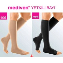 Mediven Alman Mediven Duomed Dizaltı Varis Çorabı Orta Basınç Ccl2 Burnu Açık Diz Altı