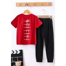 Trendypassion Çocuk Ninja Akatsuki Alt - Üst Eşofman Takımı