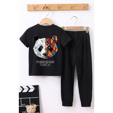 Trendypassion Çocuk Panda Alt - Üst Eşofman Takımı