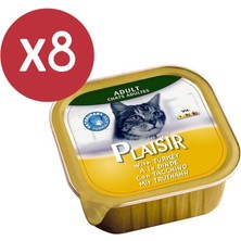 Plaisir Pate Hindili Kedi Konservesi 8X100 gr