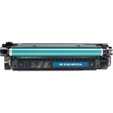 Calligraph Hp  Uyumlu W2121A (212A) Mavi Muadil Toner