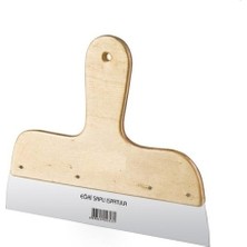 Duyar Eğri Saplı Alçı Spatulası - Alçı Spatulası 1. Kalite - 40 cm