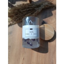 Urania Candle Urania | Doğal Lavanta Kokusu |  %100  Doğal Soya Mum | Bambu Kapaklı Cam Kavanoz| Vegan |bambu