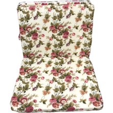 Vip Home Concept Katlanır Minder Köy Minderi Taşınabilen Yer Minderi Süngerli Minder Tek Kişilik 80X180 Ingiliz Gülü