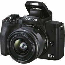 Canon Eos M50 Mark Iı 15-45MM + 55-200MM Is Stm Lensli Kit