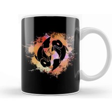 Psices Zodiac Birthday Sign Astrology Fish Kupa Bardak Porselen
