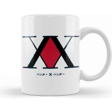 Anime Logo Hunterxhunter Killua Gon Hunter x Hunter x Kupa Bardak Porselen