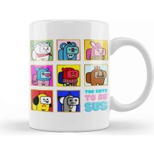 Among Us BT21 Full Team Bts 01 Kupa Bardak Porselen