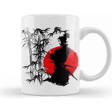 Samurai Ninja Kupa Bardak Porselen