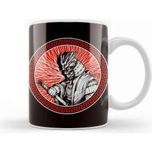 Samurai Japanese Art Ninja Japan Warrior Shinobi Martial Art Kupa Bardak Porselen