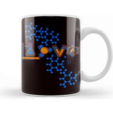 Love Chemistry Science Laboratory Medicine Pharmacist Clinic Kupa Bardak Porselen