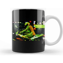 Kill Bill Beatrix Kiddo Bike Suit Kill Bill Kupa Bardak Porselen