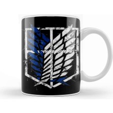 Shingeki No Kyojin Scouting Legion Kupa Bardak Porselen