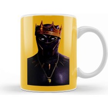 Black Panther King Of Black Panther Kupa Bardak Porselen