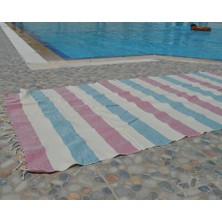 Cemrem Tekstil %100 Pamuktan El Dokuma Plaj Havlu Peştemal