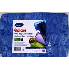 Solare Orta Boy Çöp Torbası 55X60 cm Siyah  10 Adet