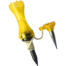 Catrne 80MM Golf Tee Ball Tutucu Aksesuarları Kırılamaz Başlangıç ​​sarı (Yurt Dışından)
