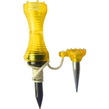 Catrne 80MM Golf Tee Ball Tutucu Aksesuarları Kırılamaz Başlangıç ​​sarı (Yurt Dışından)