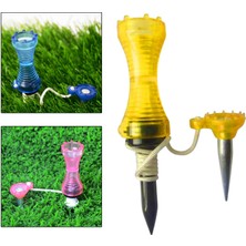 Catrne 80MM Golf Tee Ball Tutucu Aksesuarları Kırılamaz Başlangıç ​​sarı (Yurt Dışından)