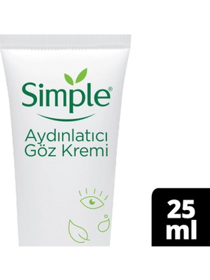 Simple Protect 'N' Glow Göz Kremi Vegan 25 ml